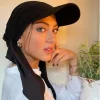 foulard de couleur unie décontracté, casquette de baseball, turban, protection solaire en nylon, chapeaux de plage, chapeau de baseball, hijab, châle, sport