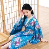 kimono japonais traditionnel imprimé floral pour enfants, robe kimono élégante pour enfants asiatiques sakura pour filles, nouveau style japonais