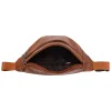 sac de taille suspendu vintage pour hommes, sac de taille de grande capacité en cuir pu, sac banane rétro à bandoulière décontracté, sac de poitrine pour randonnée