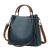 sac à main en cuir pu pour femmes, fourre tout, sac à bandoulière, sac à la mode, poignée supérieure élégante, couleur noir marron, sac quotidien polyvalent