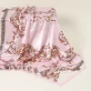 foulard de tête femmes marque de luxe carré 90*90 cm foulard en soie satin bandana cheveux doux foulard hijab foulards de cheveux pour dames