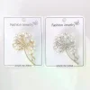broches de pissenlit en strass pour femmes, broches de plantes en perles, sac à dos de fête de banquet, cadeaux, accessoires de bijoux