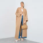 Moyen-Orient lâche Abaya femmes musulmanes à manches longues broderie Abayas caftans Jilbabs islamique Maxi robes vêtements ethniques