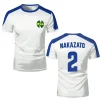 t shirts de sport pour hommes, maillot de dessin animé captain tsubasa, haut personnalisé, ample, pour hommes et femmes, vêtements de sport à séchage rapide, tenue pour adolescents
