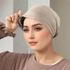 Haute qualité coton Modal Hijabs anti-dérapant élastique cravate dos casquettes intérieures foulard islamique musulman foulard Hijab casquettes