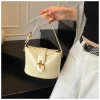 sac à bandoulière élégant pour femmes, sac à main de luxe en cuir souple, sac seau à la mode pour toutes les occasions, nouvelle collection 2025
