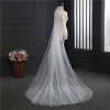 offre spéciale 2 couches voile de mariée de mariage blanc ivoire doux transparent simple voile veu de noiva avec peigne accessoires de mariage