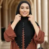 nouveau modal hijabs undercap instantané musulman femmes hijab maillot intérieur coton bandeau casquette écharpe solide islamique turban strech bonnet
