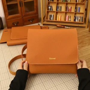 1 ensemble d&rsquo;accessoires de sac en cuir faits à la main, artisanat fait à la main avec matériaux semi-finis pour les amateurs d&rsquo;artisanat