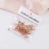 12 pièces/lot mignon alliage U écharpe Clips boule ronde châle écharpe Clips multicolore Hijab Clips sûr broche broches galvanoplastie dame