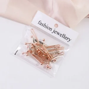 12 pièces/lot mignon alliage U écharpe Clips boule ronde châle écharpe Clips multicolore Hijab Clips sûr broche broches galvanoplastie dame