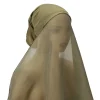 hijab instantané en mousseline de soie brillante pour femme musulmane, sous Écharpe en jersey, à la mode, type turban, bonnet