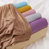 75*175cm facile à porter jersey hijab écharpe couleur unie fente modale instantanée hijab mince doux crème solaire pull tête enveloppement pour les femmes