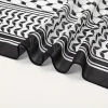 keffiyeh Écharpe en mousseline de soie imprimée pour dames musulmanes, hijab palestinien, haute qualité, nouveau, 185x70cm, 2024