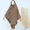ramadan solide khimar abaya dubaï niqab turquie arabe musulman hijab islam vêtements de prière pour les femmes djellaba turban musulmans femme