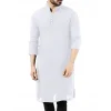 abaya robe à manches longues pour hommes, chemise islamique, caftan élégant, pakistanais, vêtements indiens, eid musulman, s 5xl