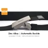 vatlty argent ceinture Élastique hommes boucle en alliage à dégagement rapide 105cm 125cm ceinture extensible mâle randonnée en plein air ceintures de pêche femelle