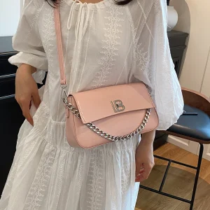 Sac à main rétro classique pour femmes, élégant, sac à bandoulière de luxe en cuir, fourre-tout haut de gamme Vintage