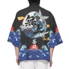 kimono japonais pour hommes et femmes chemisier lâche décontracté mode lâche haori 2024 été style chinois tsuru graphique à séchage rapide tops
