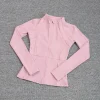 Manteau de sport pour femmes, chemise de Yoga, Slim, manches longues, course rapide, Pilates, Fitness, haut, vêtements