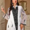abayas pour femmes dubaï 2025 automne mode femmes musulmanes à manches longues col en v polyester longue robe maxi caftan robe musulmane femmes