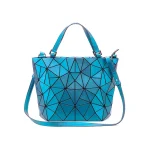 Sac à main fourre-tout pour femmes, sacs à bandoulière de grande capacité, sac à main géométrique mat, sac seau pliable