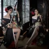 Kimono traditionnel japonais Yukata Haori pour femmes, chemisier Cosplay, mode d&rsquo;été, vêtements de photographie, robe de soirée