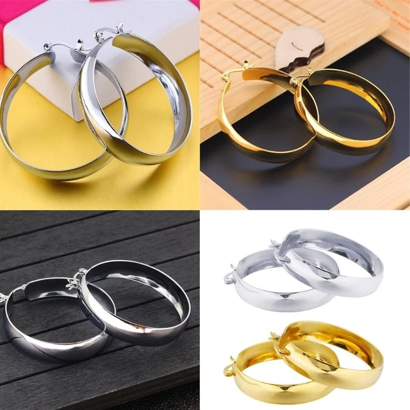 Bijoux boucles d'oreilles minimalistes modernes conçues pour le confort l'usure toute journée