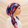 nouvelles femmes hijabs foulard hijab chimio casquette turban pré attaché chapeaux bandana cancer perte de cheveux foulard tête enveloppement chapeau extensible