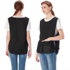 cravate de tablier imperméable neutre, 2 poches profondes, robe de couverture artistique, utilisée pour la peinture, le nettoyage, le tablier d'artiste, les vêtements de travail de cuisine