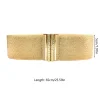 femmes taille élastique ceinture mince façonnage ceinture chatoyante or corset large ceinture dame ceinture vêtements livraison