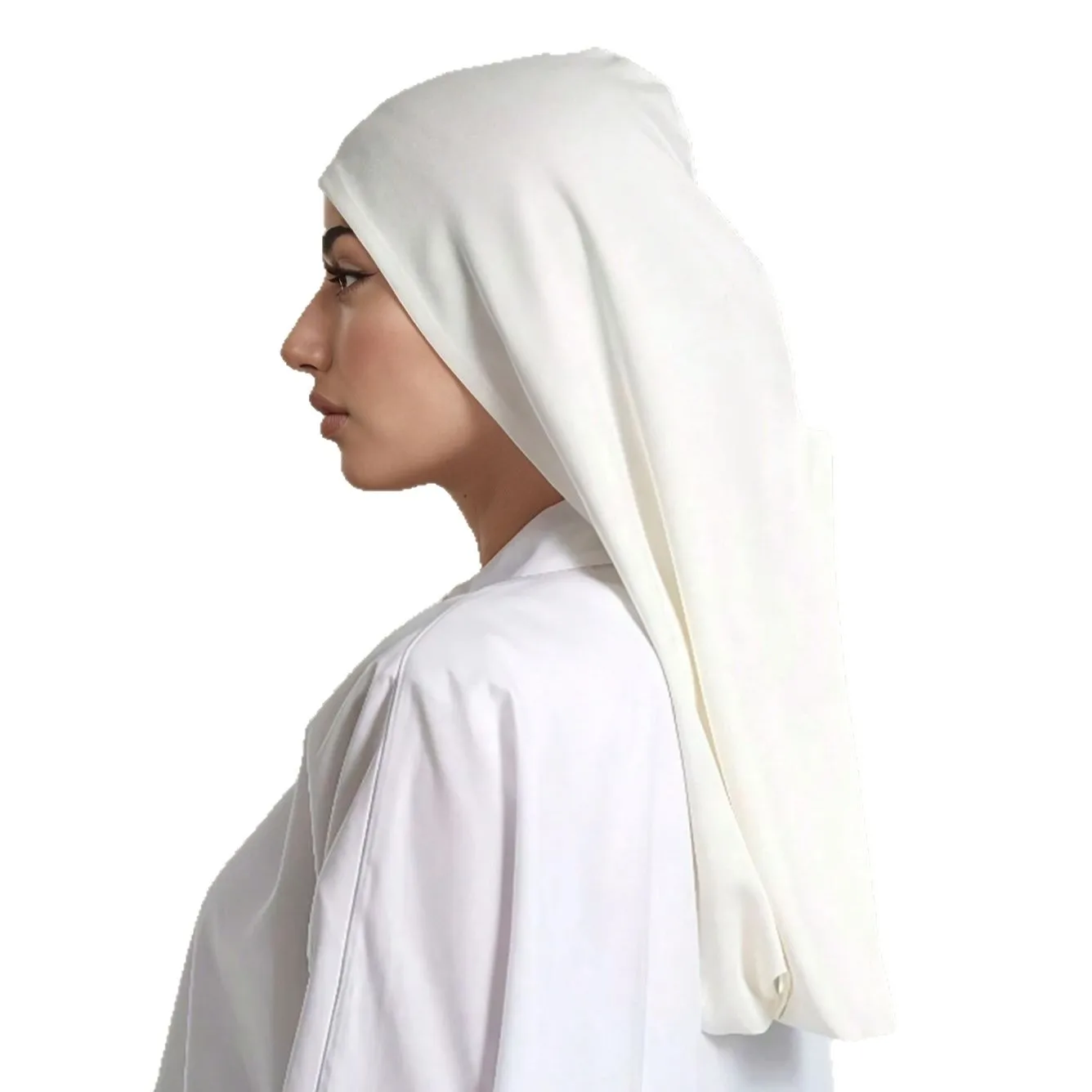 foulard hijab musulman à couverture complète pour femmes, en coton doux, usage quotidien, matériau de haute qualité, respirant, antidérapant, confortable toute la journée
