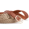 ceinture tressée vintage pour femme, ceinture décontractée pour femme, bandeaux de robe pour femme, ceinture tissée