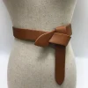 ceinture à boucle nouée pour femmes, design de luxe décontracté, robes et chemises à la mode, accessoires en jean, taille corset, harnais gothique