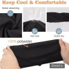 Écharpe respirante demi masque d'été, couverture de guêtre de cou à séchage rapide, oreille suspendue, protection solaire, bandana, couvre chef