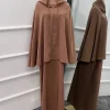 robe longue à capuche pour femme musulmane, vêtement de prière, abaya, niqab, jilbab islamique, tiens imar, ramadan, ensemble 2 pièces