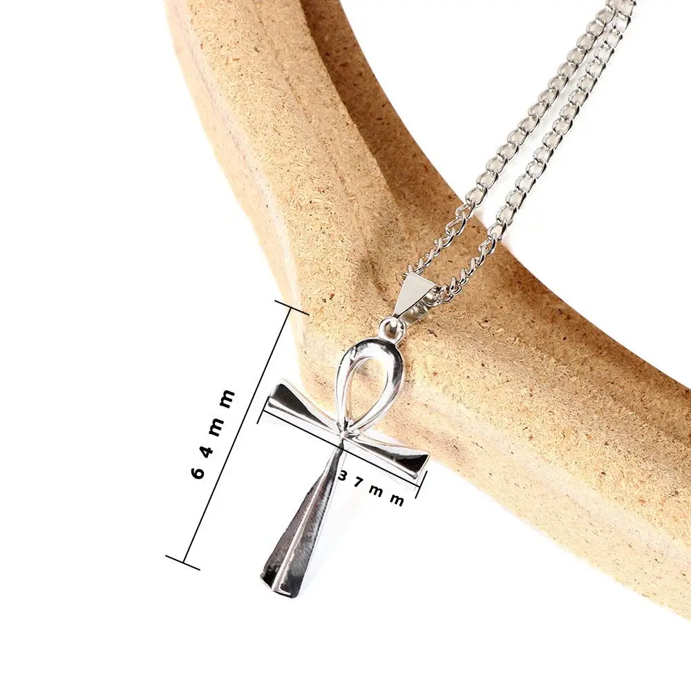 religieux ankh classique christs or noir argent couleur accessoires crucifix jésus bijoux pendentifs croix collier chaîne tour de cou