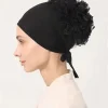 foulard hijab pour femmes musulmanes, turban extensible, bonnet, cravate au dos, volumateur, sous écharpe, bandeau indien, nouvelle collection 2024
