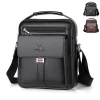 Hommes bandoulière sacs à bandoulière étanche Vintage hommes sacs à main grande capacité en cuir PU sac homme sacs de messager sac fourre-tout
