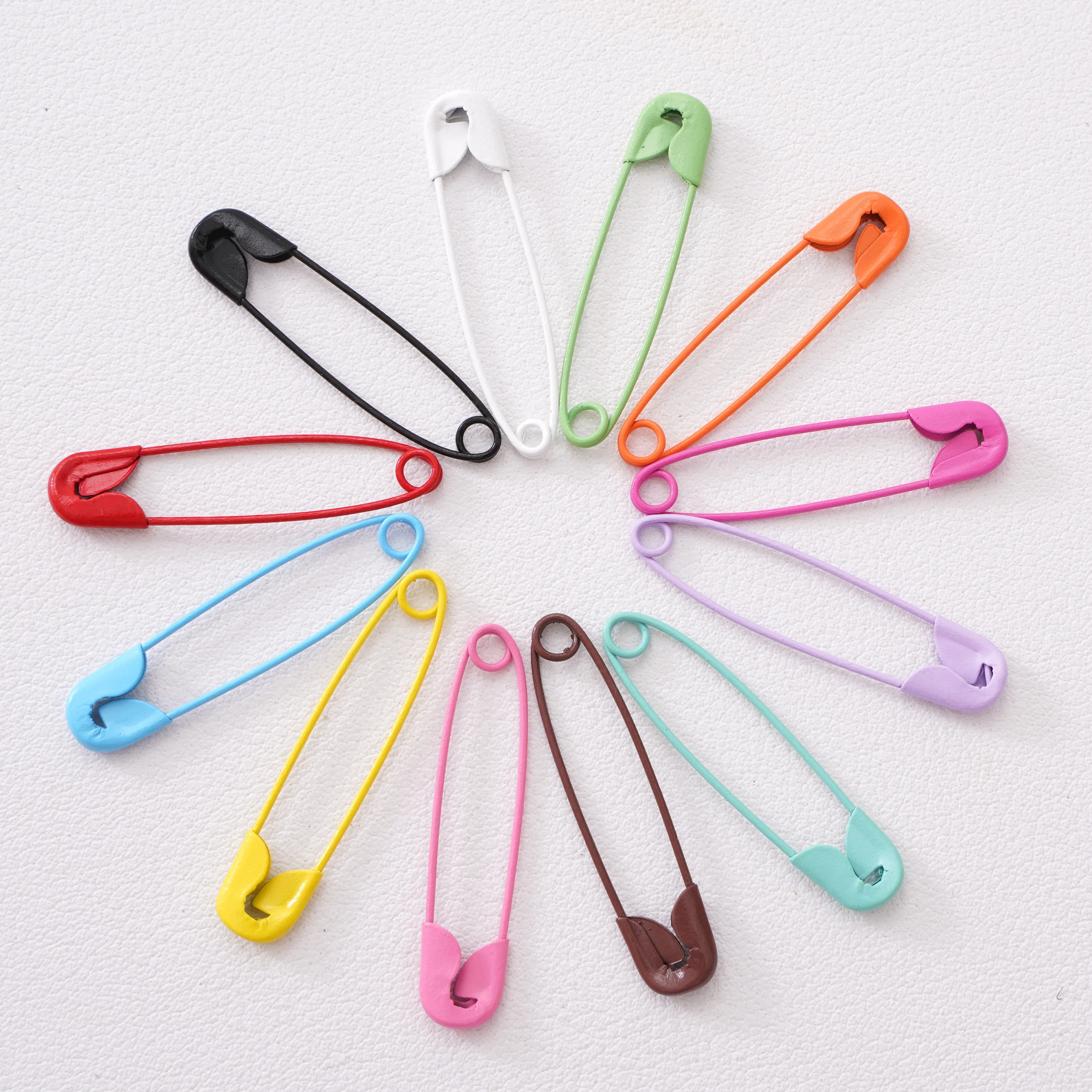 Épingles de sûreté colorées en fer et métal, 30mm 36mm, pour vêtements, broche, artisanat, fabrication d'accessoires de couture, bricolage, 20 pièces/paquet