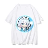 arona t shirt à manches courtes blue archive pour hommes et femmes, harajuku, anime cartoon graphic, kawaii tee shirt, unisex casual, y2k clothing