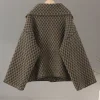 cardigan en tricot décontracté pour femme, grand revers, simple boutonnage, manches longues, poches, manteaux, pull chaud, automne hiver 2025