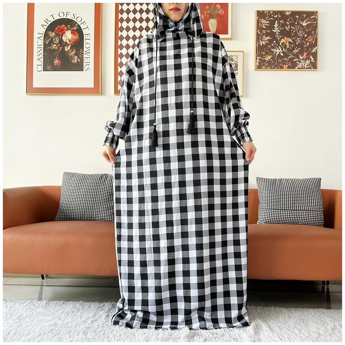 Dernier Ramadan femmes Abaya deux chapeaux dubaï turquie Islam vêtements de prière ponçage coton tissu robes Islam femmes robe caftan Dernier Ramadan femmes Abaya deux chapeaux dubaï turquie Islam vêtements de prière ponçage coton tissu robes Islam femmes robe caftan