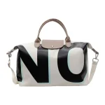 Sac à main en toile pour femmes, large bandoulière, sens haut de gamme, niche double face lettre simple épaule aisselle fourre-tout