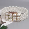grande chaîne de taille en perles pour femmes, ceinture élastique avec décoration en diamant, jupe assortie avec tout, mode décontractée, design de luxe, ceinture gothique