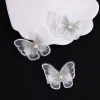 Épingle à cheveux tressée en perles pour femmes, élégante coréenne, outil de modélisation de mode, chaîne de perles tressées, pince à cheveux papillon, accessoires
