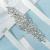 ruban doux ceinture de mariée longue argent ceinture de mariage robe ceinture style coréen ceintures de mariée mariage