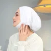 casquette intérieure musulmane hijab pour femmes, sous écharpe solide, turban, chapeau islamique musulman, prêt à porter, couvre chef
