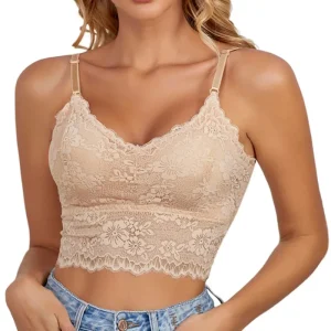 Soutien-gorge en dentelle pour femmes, sous-vêtements confortables et sexy, rembourré, ajustable, initié