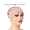 casquettes hijab musulmanes en dentelle de couleur unie pour femmes, turban indien, bonnet, coiffure à la mode, accessoires pour vêtements islamiques
